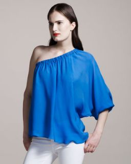  available in cerulean blue $ 216 00 madison marcus one shoulder silk