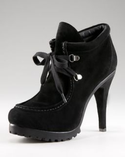 Ash Chunky Heel Lace Up Bootie   