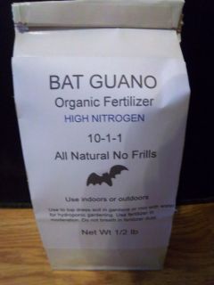  Guano Organic Fertilizer All Natural 1 2lb Bag High Nitrogen