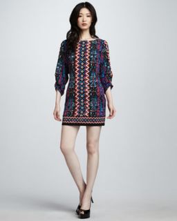  print jersey dress available in blue jewel multi $ 225 00 laundry by