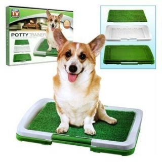 Puppy Dog Potty Trainer in House Grass Training Bathroom Patch Mat