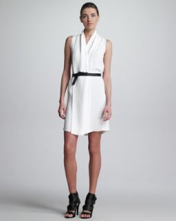 Belted Sleeveless Dress  