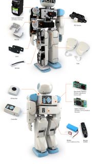 Hovis Eco Humanoid Robot Advanced Robot Kit New Attractive Full Body