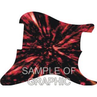 Explosive Red Graphical Epiphone SG G 310 Pickguard