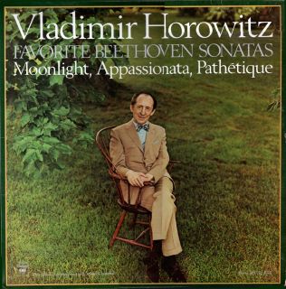Vladimir Horowitz Favorite Beethoven Sonantas Moonlight Appasionata