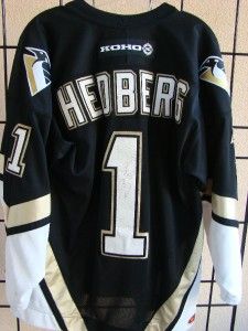 Johan Moose Hedberg Hand Signed Pittsburgh Penguins NHL Hockey