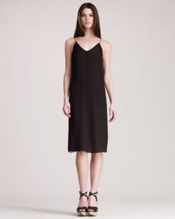  crepe de chine slip dress available in black $ 295 00 t by alexander