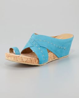  cork wedge turquoise available in turquoise $ 298 00 donald j pliner