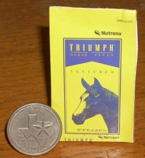  Miniature Nutrena Triumph Horse Feed 1 12 Animal Feedstore