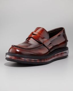 levitate rubber sole penny loafer tobacco $ 660
