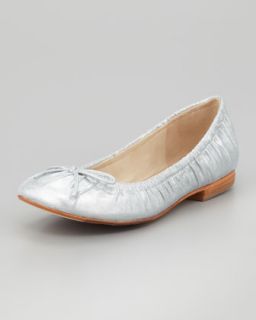  available in black silver $ 295 00 taryn rose ruched leather ballerina