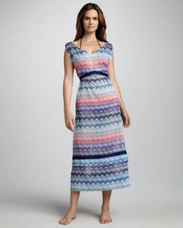 T5MLW Missoni Pizzo Patterned Knit Coverup Dress