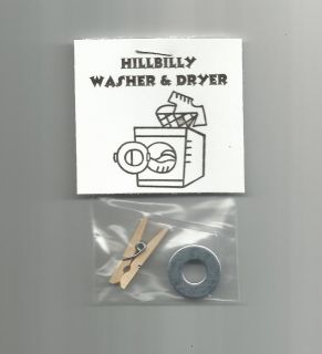 New Hillbilly Washer and Dryer Novelty Gag Gift Red Neck Country