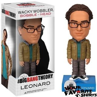Big Bang Theory Leonard Hofstadter Bobble Head Funko Wacky Wobbler
