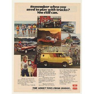 1977 Dodge 4x4 Warlock Ramcharger Street Van Adult Toys