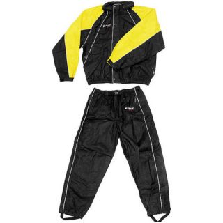 Frogg Toggs Hogg Yel Blk Motorcycle Harley Rain Suit