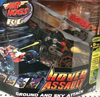 NEW 2012 Air Hogs Hover Assault Radio Control Helicopter Black Ground