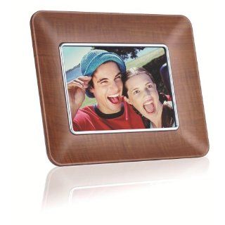 Philips 7 Inch Digital Picture Frame w/Wood Grain Frame