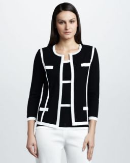  available in black multi $ 368 00 misook collection milano jacket with