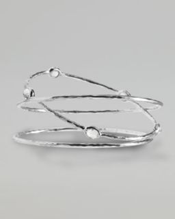  three available in silver $ 495 00 ippolita clear quartz bangles set