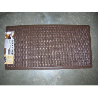 Stand Kitchen Mat   Chocolate Brown   19.75x 38.5