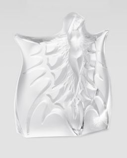 Lalique Crystal Sitting Tiger   