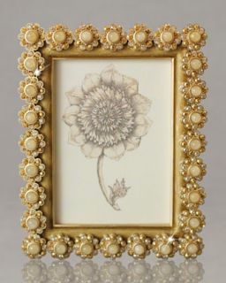 golden flower gemstone photo frame $ 595