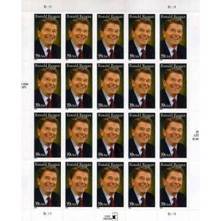 President Ronald Reagan 20 x 39 cent US Stamps 4078 NEW