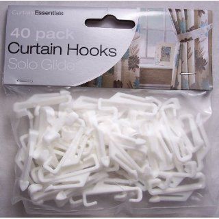 Curtain Hooks   Solo Glide   40 Pack
