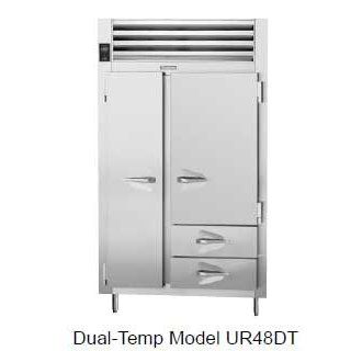 Traulsen UR48DT 14 Glass Door Spacesaver Refrigerator
