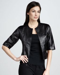  Quilted Leather Jacket, Womens   