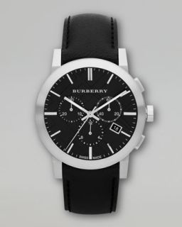  595 00 burberry leather strap chronograph watch $ 595 00 this burberry