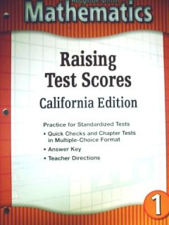 Houghton Mifflin 1st Grade 1 Math Tests Answer Key Raising Test Scores