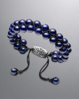 N1FNU David Yurman Spiritual Bead Bracelet, Lapis