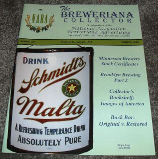 Naba Beer History Book – Minnesota Brooklyn New York