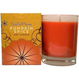 Stella Mare Pumpkin Spice Soy 10 Ounce Candle In Glass