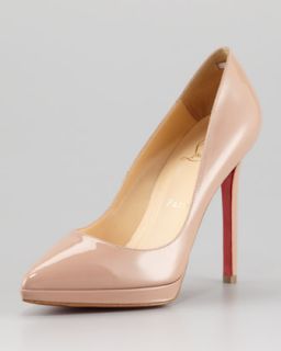 Christian Louboutin Simple Leather Red Sole Pump   