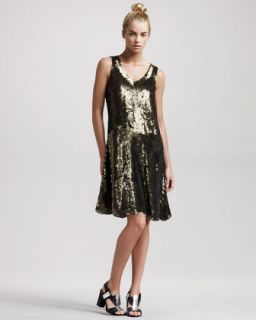  dress available in gold $ 690 00 gryphon new york fete sequined dress