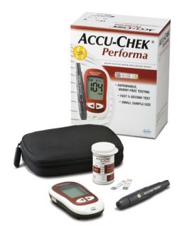 Accu Chek Check Performa Kit Diabetes Blood Sugar Strips Management