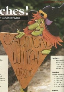 LETS PAINT DECORATIVE ART MAGAZINE #29 1999 FALL WITCHES GHOSTS SUE