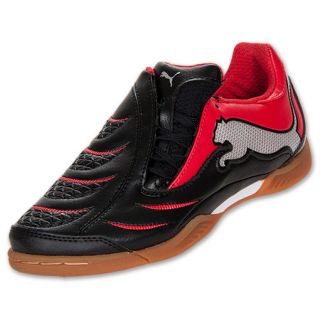 Puma Powercat 3.10 Kids Indoor Soccer Shoes Black