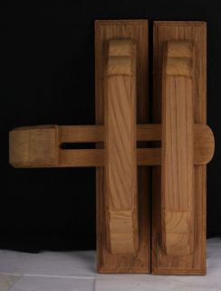 Thailand Door Handle Hardware Teak Wood New Ornate Slide Handle Knob