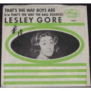 Leslie Gore   Thats the Way Boys Are / Thats the Way the