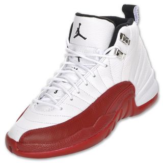 Air Jordan Retro 12 Kids Basketball Shoe White