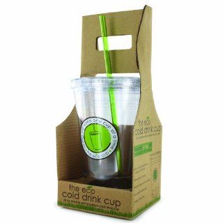 Smart Planet 16 Ounce Double Wall Plastic Cold Drink Cup
