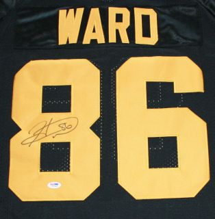 Hines Ward Signed Throwback Steelers Auto Jersey PSA DNA COA Size 52