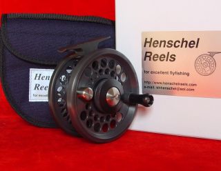 HENSCHEL DIRECT DRIVE 3 line 9 10 Black Silver saltwater fly reel
