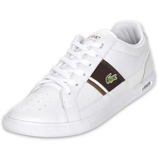 Lacoste Europa Mens Casual Shoe White/Brown