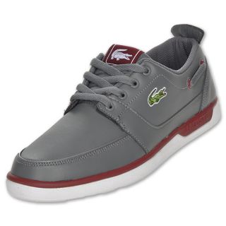 Lacoste Topa Mens Casual Shoe Grey/Red