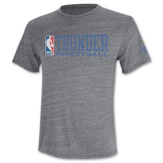 adidas NBA Oklahoma City Thunder Practice Shot Tri Mens Tee